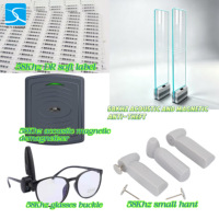 SUN LEADER 58kHz AM Sistema Antirrobo EAS Acústico Magnético, Desmagnetizador de Puerta de Seguridad, Desprendedor 110V/220V con Protección de Sonido y Luz