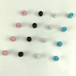 Tapa de Válvula con Incrustaciones de Diamantes, Plástico, Arcilla, Negro, Rosa, Blanco, Azul Lago, Color Personalizado para Modificación y Mejora de Autos, Motos y Bicicletas - Product Image 1