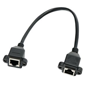 <b>RJ45</b> Female To Female Network Extension <b>Cable</b> Copper Wire 2 Ports Security Monitoring Line - Product Image 1