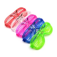 Buy Wholesale China Novelty Party Sunglasses Neon Colour Slotted Shutter  Shades Glasses & Shutter Shades at USD 0.5