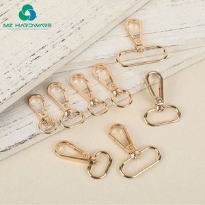 Mzhardware tùy chỉnh kim Loại clasp ROTARY Snap hook cho da Dog Collar phụ kiện phần cứng Clip Hook cho Wallet Bag dây đeo - Product Image 3