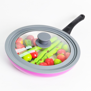 Couvercles universels pour casseroles Hyri, qualité alimentaire, multi-tailles, en silicone et verre trempé, pour casseroles et poêles - Product Image 5
