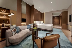 Juego de muebles de habitación de Hotel de lujo hechos a medida Pan Pacific Yakarta, diseño moderno, cama King de lujo, camas individuales, juego de dormitorio de alta calidad - Product Image 3