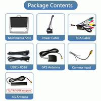 Lecteur DVD vidéo de voiture avec écran IPS Android DSP pour Ford Focus EXI MT 2 3 Mk2 2004 - 2011 Radio stéréo BT