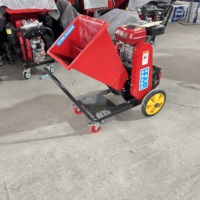 Broyeur de branches robuste diesel/électrique/essence, hacheuse de paille et d'herbe, moteur à engrenages, alimentation hydraulique automatique pour