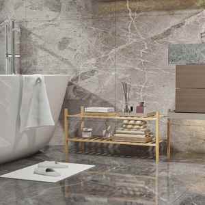 Zapatero de 2 Niveles de Bambú para Entrada, Pasillo o Baño - Product Image 4