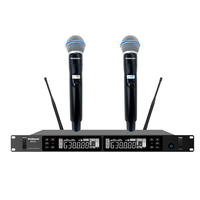 Microphone sans fil professionnel X7 UHF True Diversity avec capteur infrarouge, modulations FM, pour micros portables, cravate et serre-tête, 1000 4