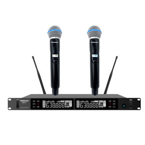 Micrófono inalámbrico profesional UHF X7 True Diversity, de mano, de solapa, para presentaciones en escenario. - Product Image 4