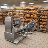 Ligne de production de pain multifonctionnelle automatique en acier inoxydable 304 avec laminoir à pâte électrique pour la fabrication de gâteaux