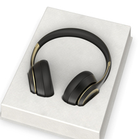 Barquette en pulpe moulée numérique écologique, biodégradable, emballage en pulpe moulée personnalisé pour écouteurs, casque
