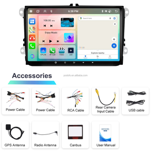 Radio para Auto Podofo 6+128G 9" Android con Carplay Inalámbrico, Android Auto, GPS y WIFI para Volkswagen/VW/Skoda/Seat, Venta al Por Mayor - Product Image 6