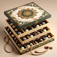 Kexin Custom ized Dubai Schokolade Geschenk box Top und Base Box Schokolade Valentinstag Candy Chocolate Box