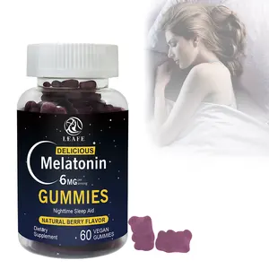 Custom Sleep Melatonin Gummies Extra Strength Natural gummy vitamins melatonin 6mg Sleep Support Vitamin Supplement