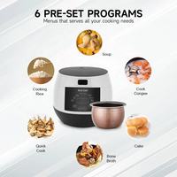 Cuisinière à riz intelligente pratique de 5 L pour la maison, 900 W, modes de cuisson multiples, cuve antiadhésive pour la cuisine familiale et la cuisson quotidienne