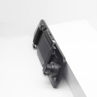 9.66 pouces écran tactile rétroviseur moniteur HD 1080p voiture Dvr enregistreur vidéo Dashcam 2 canaux Double flux multimédia Dash Cam