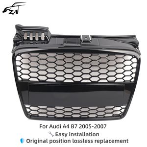 Convient pour la <span class=keywords><strong>calandre</strong></span> avant et l'entrée d'air pour <span class=keywords><strong>Audi</strong></span> <span class=keywords><strong>A4</strong></span> B7 de 2005 à <span class=keywords><strong>2007</strong></span> pour la modification de la voiture modèle RS - Product Image 1