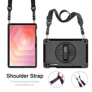 Housse en TPU et plastique pour tablette hybride defender pour Samsung Galaxy Tab <span class=keywords><strong>S11</strong></span> ultra 14.6 pouces 2025 avec bandoulière - Product Image 1
