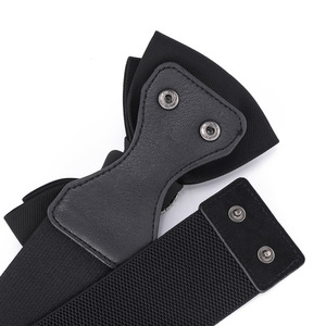 <span class=keywords><strong>Ceinture</strong></span> Corset en Tissu avec <span class=keywords><strong>Boucle</strong></span> Cœur en Cristal Mignonne, <span class=keywords><strong>Ceinture</strong></span> Large <span class=keywords><strong>Élastique</strong></span> Extensible pour Filles, Nœud Papillon, <span class=keywords><strong>Ceinture</strong></span> Large et Douce pour Robe - Product Image 3