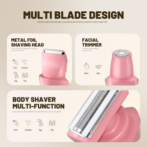 Tondeuse corporelle pour femmes, tondeuse électrique sans fil pour maillot et zone pubienne, rasoir électrique pour une peau douce comme de la soie - Product Image 2