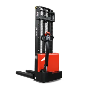 1.5T 1500kg Pedestrian Electric Stacker Walkie Electric Stacker Battery Power Pallet Stacker Forklift