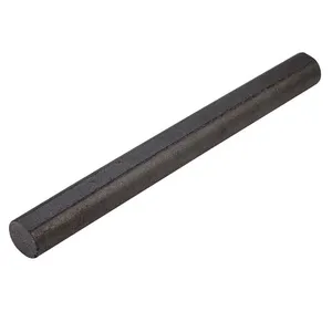 Barra magnética de ferrite preta, barra de ferro com haste aplainada, ideal para fazer antenas, fornecimento de equipamentos elétricos