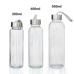 300ml 400ml 600ml Plastik wasser flasche mit benutzer definierten Logos als kostenloses Geschenk für Marken werbung Sport wasser flasche kleine Halte becher