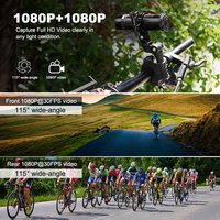 Dual Cam Anti-shake FHD 1080P Video Pocket Action Sport Vlog Camera Wifi Sports DV Cam Casque étanche Bicycle Driver Recorder