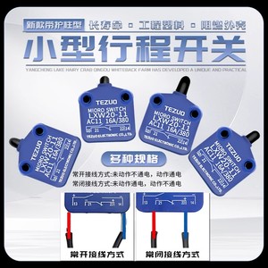 เทซูโอ ไมโครสวิตช์ LXW20-11 AC11 16A 380V ปุ่มกดสำหรับจำกัดการเปิดประตูตู้ - Product Image 5