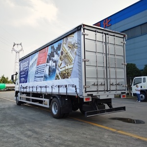 Exportación a Rusia y África de Camión Isuzu Giant Coffee de 9.6m con Cortina Lateral - Product Image 3