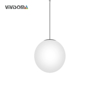 Plafonnier LED moderne en verre rond à faisceau complet sur rail magnétique MT4203020 DC48V, 360° omnidirectionnel, CRI90 élevé, pour usage résidentiel