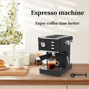 Machine à expresso machine à café domestique commerciale semi-automatique boîtier en acier inoxydable machine à café pour cofe - Product Image 2