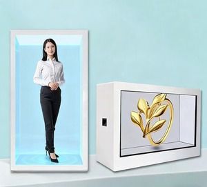 Nouvelle vitrine holographique transparente YINGTOUCH de <span class=keywords><strong>86</strong></span> pouces, affichage interactif tactile 3D, publicité virtuelle humaine numérique tout-en-un - Product Image 4