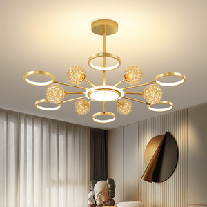 Lámpara de Araña Moderna de Estilo Nórdico Minimalista para Sala de Estar y Comedor, Paquete de Iluminación de Lujo para Toda la Casa, Lámparas Colgantes Modernas - Product Image 3