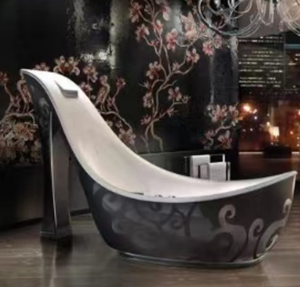 Vasca da <span class=keywords><strong>Bagno</strong></span> Freestanding in Solid Surface, Lussuosa Vasca da <span class=keywords><strong>Bagno</strong></span> in Pietra Naturale per Doccia - Product Image 3