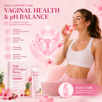 Poudre Probiotique Inuline pour le Bien-être du Tractus Urinaire Féminin, Équilibre du pH Vaginal et Biome, Complément Alimentaire à Marque Blanche