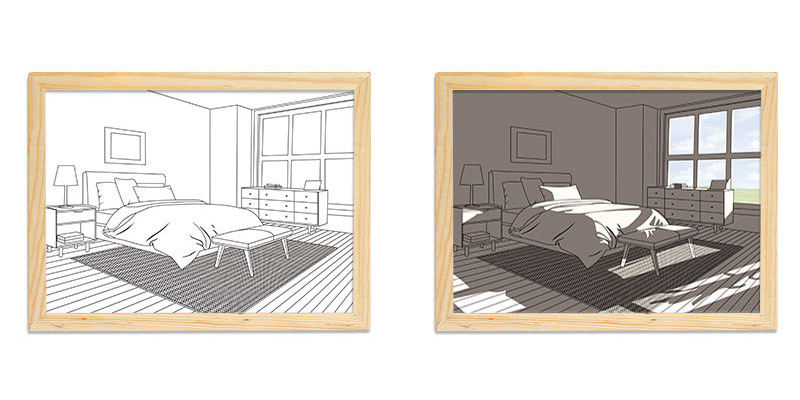 En dehors de la fenêtre