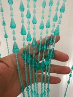 Rideau de perles colorées sophistiquées, séparateur de pièce décoratif pour fond de scène, aménagement de boutique et de chambre