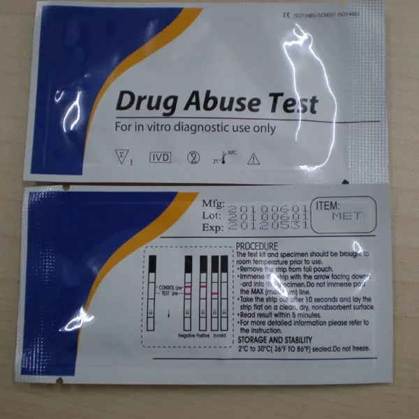 One Step Medical Drugs MET Rapid Diagnostic Test-Manual Operation 99.9% Accuracy ISO Certified 2-Year Warranty Individual Foil