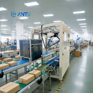 Robot <span class=keywords><strong>Delta</strong></span> 4 axes pour l'emballage de colis, contrôlé par PLC, machine haute vitesse pour le papier, 30-200 prélèvements/minute, automatique, charge utile de 1 kg à 15 kg - Product Image 1