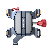 Support de Téléphone Portable LanParte avec Fixation sur Guidon ou Rétroviseur pour Moto, Scooter et Vélo Électrique