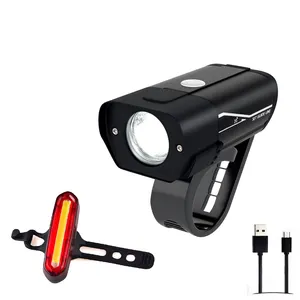 Amazon Hot Bán USB Sạc Bike Front Và Back Lights Đi Xe Đạp An Toàn Cảnh Báo Ánh Sáng Set Cho Người Lớn Trẻ Em Phụ Nữ