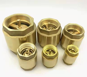 Pn16 1/2-4 inch một chiều không trở lại giả mạo Đồng dọc kiểm tra van với đồng thau chèn cho cấp nước - Product Image 5