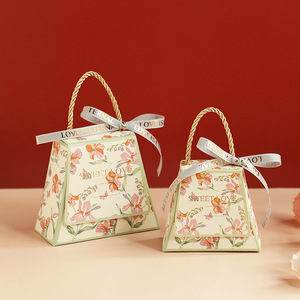 Caja de regalo de cinta trapezoidal, estética geométrica y <span class=keywords><strong>detalles</strong></span> elegantes, una opción perfecta para regalos de vacaciones y recuerdos de boda - Product Image 3