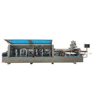 Livraison gratuite entièrement automatique Double Pot de colle mélamine MDF planche à découper les meubles en bois pré-fraisage Machine à plaquer les chants - Product Image 5