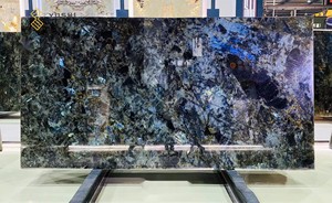 Losas de granito azul labradorita pulida de lujo Natural YUSHI para decoración de interiores de hoteles de lujo - Product Image 2