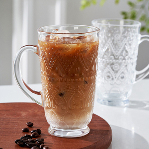 Vaso de Vidrio para Batidos de 400 ml, Personalizado, Transparente, para Café, Jugo, Agua, con Paredes Gruesas, Libre de BPA, Apto para Lavavajillas - Product Image 4