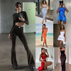 Abiti all'ingrosso da donna all'ingrosso in cotone-lino in misto tunica Maxi abiti per Boutique/Resort pronto per ordini all'ingrosso direttamente in fabbrica - Product Image 5