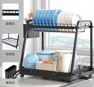 Escurridor de Platos Multifuncional Proins al por Mayor con Soporte para Tabla de Cortar y Organizador de Almacenamiento para Cocina - Product Image 2