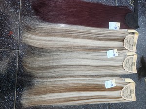 Vietnamese Remy Natural Hair Extensions <b>Top</b> Style Wave Ponytail Silk-Free Material Raw Human Hair Bundle with Free Sample - Product Image 3