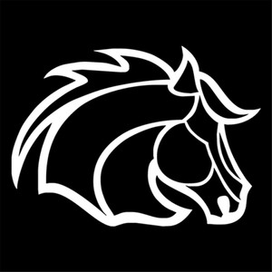 Divertente testa di cavallo animale porta della finestra di automobile Laptop Auto camion decalcomania del vinile adesivo regalo fustellato decalcomanie Latop adesivo per vetri - Product Image 4